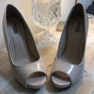 Cream heel shoes Charlotte Russe